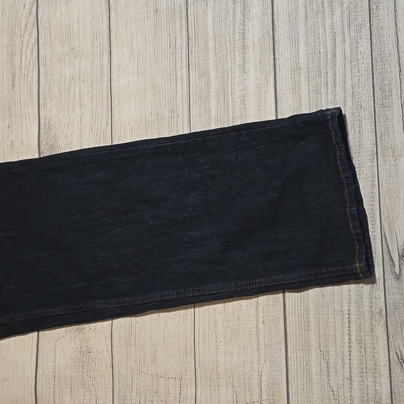 St. John's Bay Comfort Stretch Relaxed Straight Jeans Dark Wash Size 36 × 34 - Picture 6 of 10